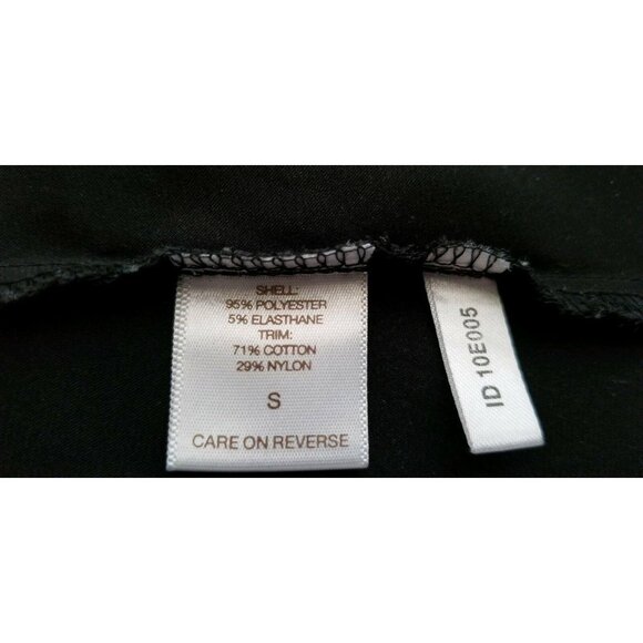 Eva Mendes New York & Co. Women’s Black Lace Long Sleeve Top Blouse Size Small - Picture 5 of 10